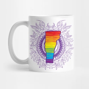 Vermont Mandala Pride Mug